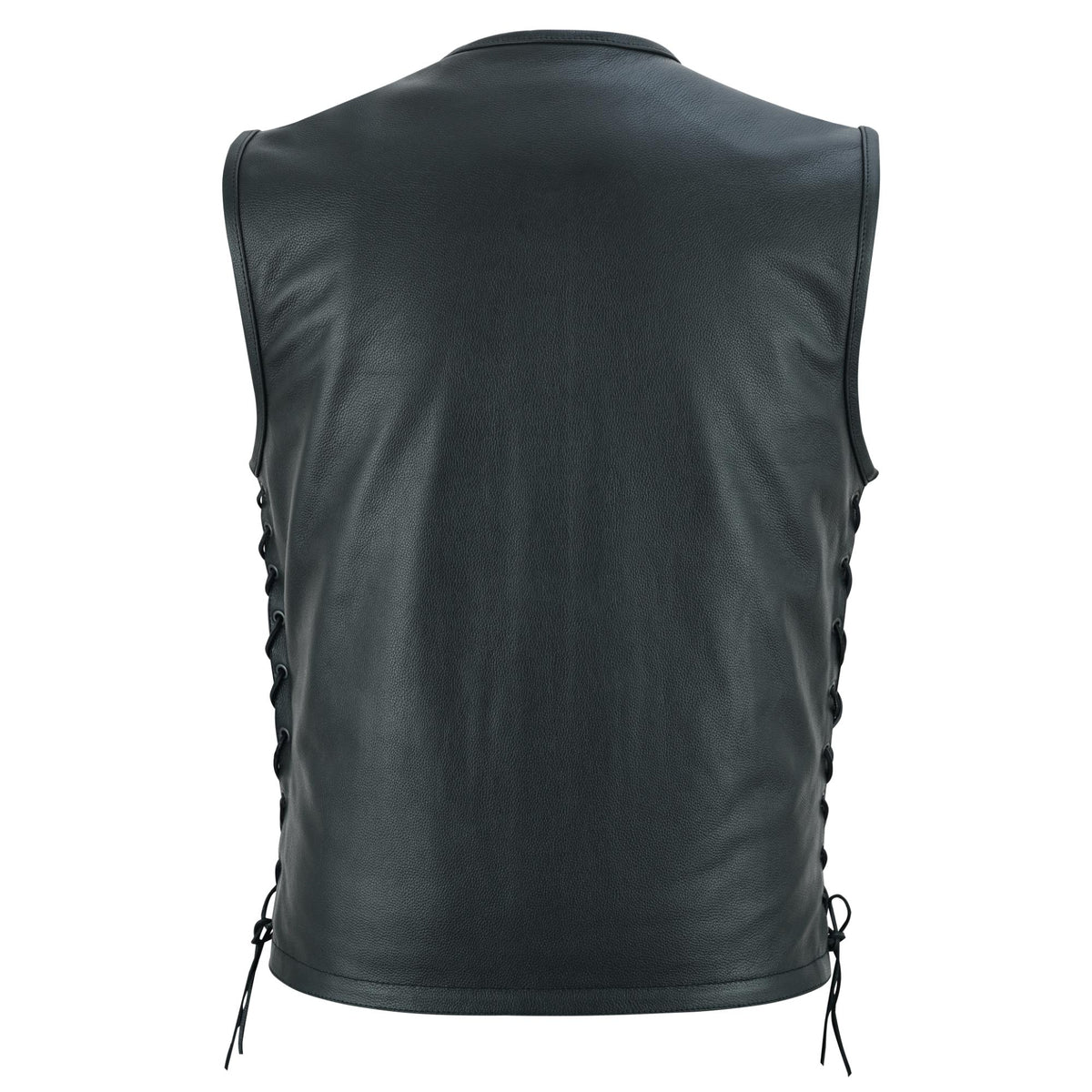 bandit-mens-motorcycle-leather-vest-daniel-smart-manufacturing-2.jpg Bandit Mens Motorcycle Leather Vest Daniel Smart Manufacturing 2 - Image 1
