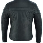 Enforcer V2 Mens Leather Motorcycle Jacket Daniel Smart Manufacturing 2