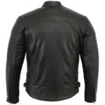 Flare Mens Leather Motorcycle Jacket Daniel Smart Manufacturing 4
