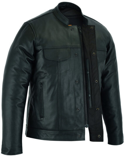Freedom Roar Mens Leather Motorcycle Jacket Daniel Smart Manufacturing 3