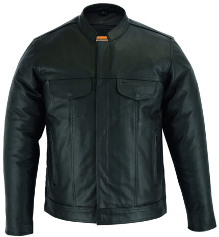 Freedom Roar Mens Leather Motorcycle Jacket Daniel Smart Manufacturing