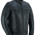 Sable Mens Faux Leather Jacket Daniel Smart Manufacturing 3