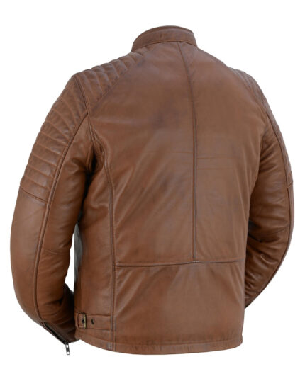 Stewart Mens Leather Fashion Jacket Daniel Smart Manufacturing 8