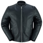 Urban Racer Mens Leather Motorcycle Jacket Daniel Smart Manufacturing